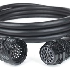 A heavy-duty multi-pin connector cable commonly used for industrial or audio/video applications.