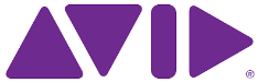 The image shows a logo consisting of four geometric shapes in purple: a triangle facing upwards, a triangle facing downwards, a triangle facing to the right, and a fast-forward symbol. The logo also includes